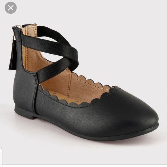 Cat & Jack Other - 🎉HP🎉 Cat & Jack Reyce Ankle Strap Ballet Flats